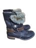 Madeline Girl Black Brown Ankle Boots Size 7 - photo 1