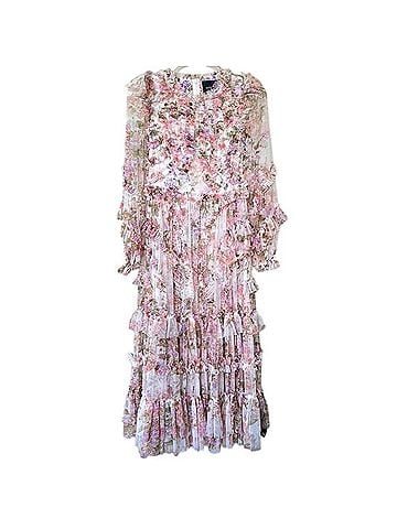 Needle & Thread Meadow Floral Ruffle Ballerina Dress Cocktail Dress (view 1)