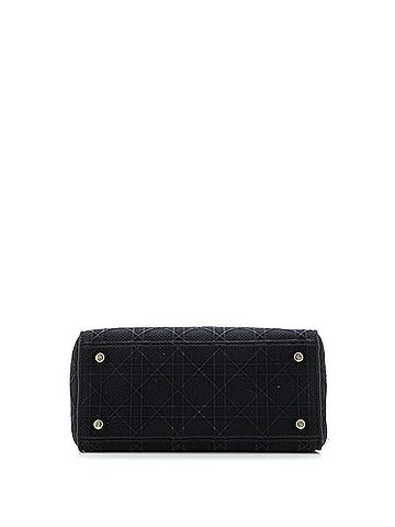 Christian Dior Lady D-Lite Bag Cannage Embroidered Canvas Medium (view 2)