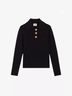 Claudie Pierlot Solid Gold Blue Pullover Sweater Size XS - photo 10