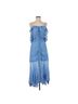 Jonathan Simkhai 100% Silk Polka Dots Blue Cocktail Dress Size 6 - photo 6