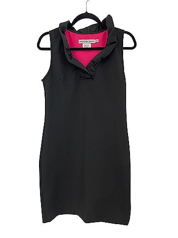 Gretchen Scott Designs Jersey Ruffneck Sleeveless  Cocktail Dress (view 1)