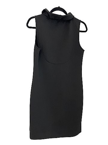 Gretchen Scott Designs Jersey Ruffneck Sleeveless  Cocktail Dress (view 2)