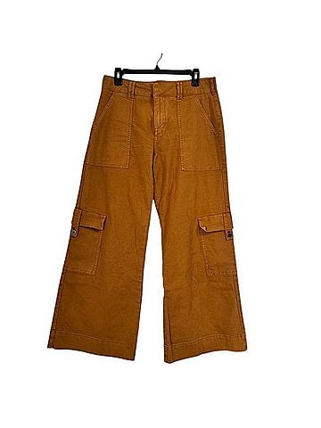 Anthropologie Pilcro Mid-Rise Wide-Leg Cargo Pants Cargo Pants (view 1)