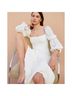 Reformation 100% Viscose White Cocktail Dress Size 0X - photo 6