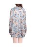 Free People 100% Polyester Floral Blue Orange Casual Dress Size M - photo 2