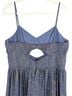 Mac Duggal 100% Polyester Print Blue Gold Cocktail Dress Size 12 - photo 8