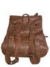 Urban Expressions Brown Leather Backpack One size - photo 2