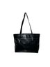 Kattee 100% Leather Solid Black Tote One size - photo 1