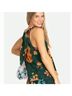 Johnny Was 100% Silk Floral Green Tank Top Size M - photo 3