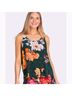Johnny Was 100% Silk Floral Green Tank Top Size M - photo 4