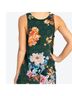 Johnny Was 100% Silk Floral Green Tank Top Size M - photo 5