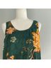 Johnny Was 100% Silk Floral Green Tank Top Size M - photo 12