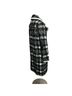 Veronica Beard Plaid Black White Yellow Coat Size M - photo 4