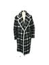 Veronica Beard Plaid Black White Yellow Coat Size M - photo 1
