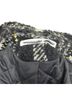 Veronica Beard Plaid Black White Yellow Coat Size M - photo 3