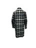Veronica Beard Plaid Black White Yellow Coat Size M - photo 2