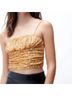 Free People Gold Tank Top Size L - photo 3