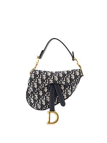 Christian Dior Saddle Handbag Oblique Canvas Mini (view 1)