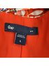 Gap Floral Orange Casual Dress Size L - photo 3