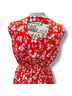 Gap Floral Orange Casual Dress Size L - photo 6