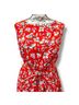Gap Floral Orange Casual Dress Size L - photo 4