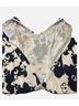 Studio One 100% Polyester Floral Black White Casual Dress Size 6 - photo 3