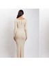 Meshki Solid Tan Ivory Casual Dress Size XS - photo 4