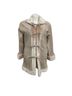Terry Lewis 100% Gauze 100% Polyester 100% Modacrylic Pink Ivory Jacket Size M - photo 1