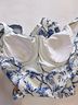 Hutch Floral Blue White One Piece Swimsuit Size M - photo 6