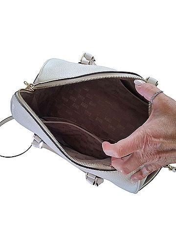 Michael Kors Leather Satchel (view 2)