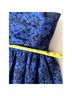 Amanda Uprichard 100% Polyester Floral Blue Cocktail Dress Size S - photo 9