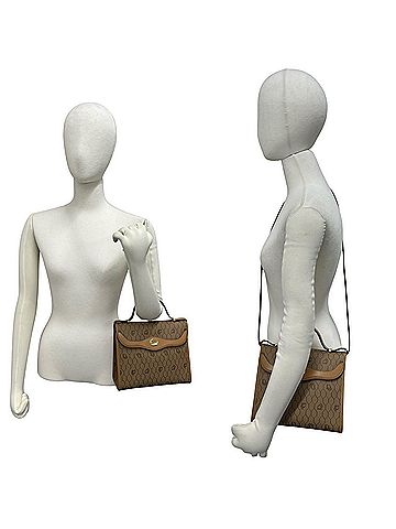 Christian Dior Christian Dior Vintage Honeycomb Pattern Logo Hardware Leather 2-Way Handbag/Shoulder Bag Beige 31734 (view 2)