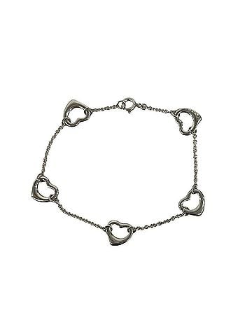 Tiffany & Co. TIFFANY&Co. Tiffany Open Heart Bracelet, Sterling Silver 925, Chain Accessory, 58077 (view 1)