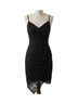 Emerald Sundae Floral Black Cocktail Dress Size M - photo 1