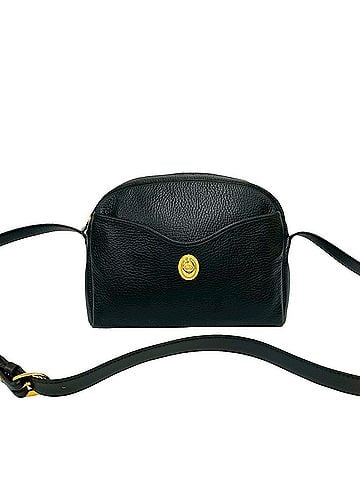Christian Dior Christian Dior Vintage CD Logo Hardware Leather Shoulder Bag Pouch Black 21811 (view 1)