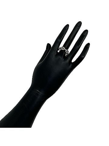 Hermès HERMES Hermes Enchainée Ring, Sterling Silver 925, Men's and Women's Accessory, Silver, 35510 (view 2)