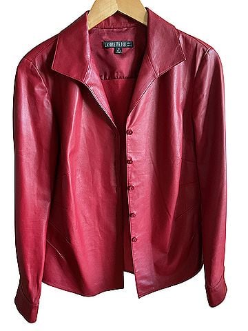 Lafayette 148 New York Leather Jacket (view 1)