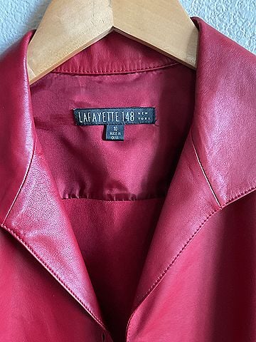 Lafayette 148 New York Leather Jacket (view 2)