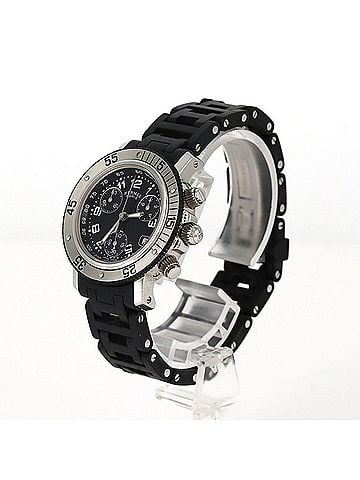 Hermès Hermes Clipper Diver Chronograph CL2.315 Stainless Steel x Rubber Quartz Watch (view 2)