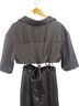 Christopher Esber Plaid Solid Black Cocktail Dress Size 8 - photo 8
