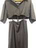 Christopher Esber Plaid Solid Black Cocktail Dress Size 8 - photo 13