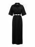 Christopher Esber Plaid Solid Black Cocktail Dress Size 8 - photo 4