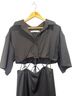 Christopher Esber Plaid Solid Black Cocktail Dress Size 8 - photo 5
