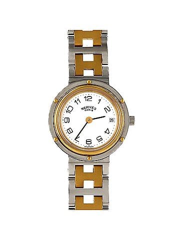 Hermès Hermes Clipper Combination SSxGP Quartz Watch (view 1)