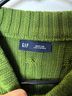 Gap 100% Cotton Green Pullover Sweater Size M - photo 4
