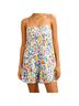 Hutch 97% Cotton 3% Spandex 100% Polyester Floral White Pink Romper Size XS - photo 1