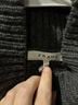FRAME 100% Wool Gray Sweater Vest Size L - photo 4