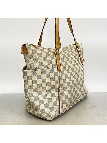 Louis Vuitton Louis Vuitton Damier Azur Totally MM Tote Bag N51262 White Women's (view 2)