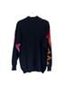 The Limited Graphic Black Multi Color Pullover Sweater Size L - photo 8